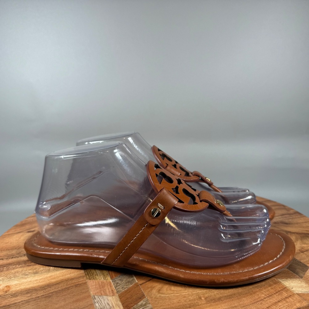 Tory Burch Brown Leather Sandals